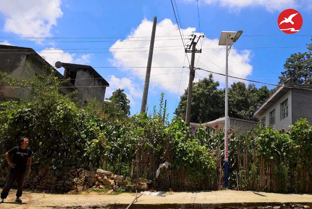 新农村太阳能路灯扶贫项目